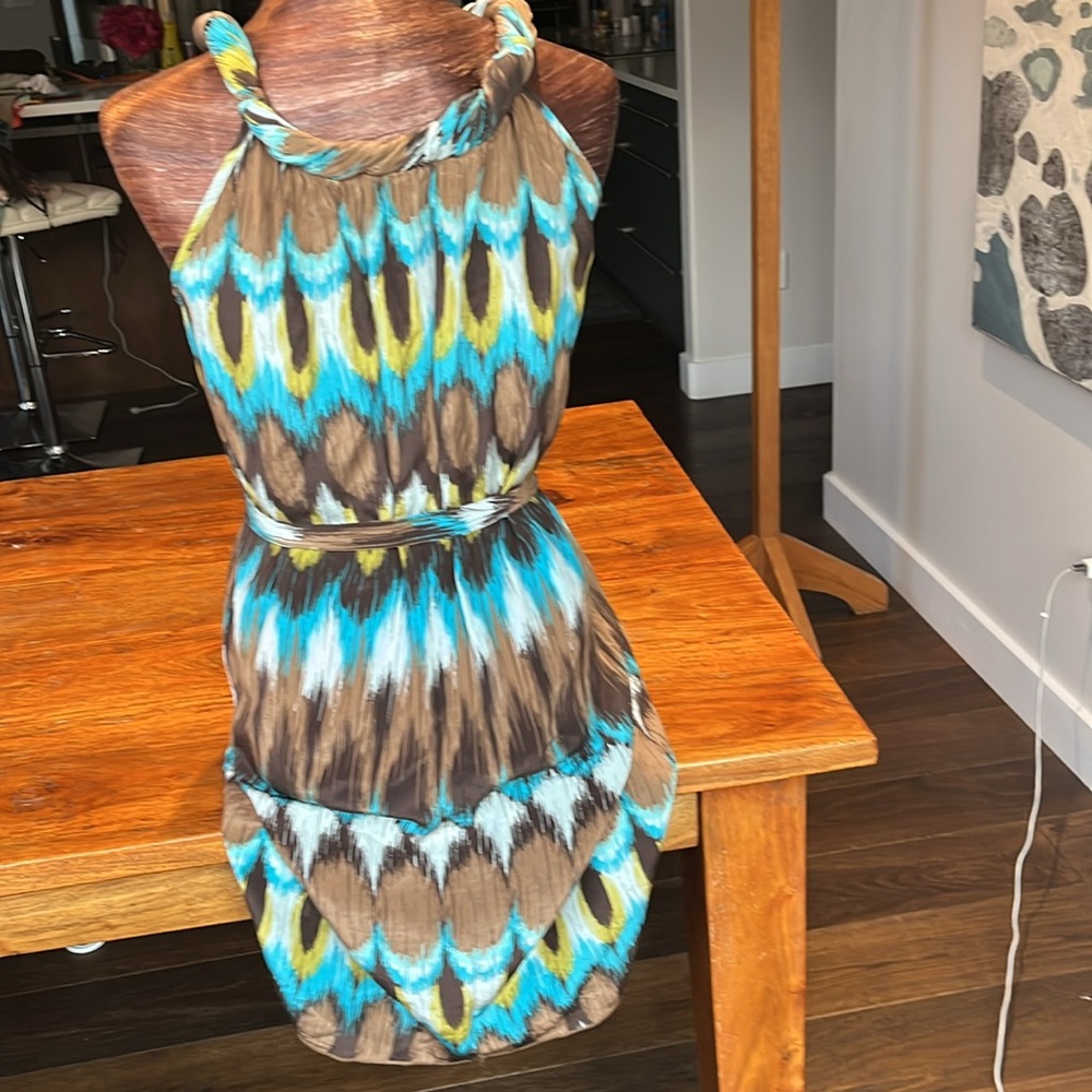 100% Silk Banana Republic Dress -Size XS - Picture 2 of 5